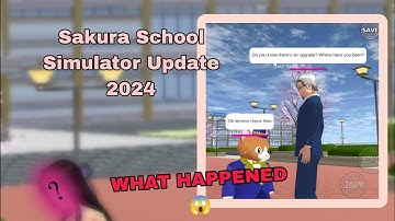 NEW Sakura School Simulator UPDATE 2024 REVIEW//SAKURA SCHOOL SIMULATOR