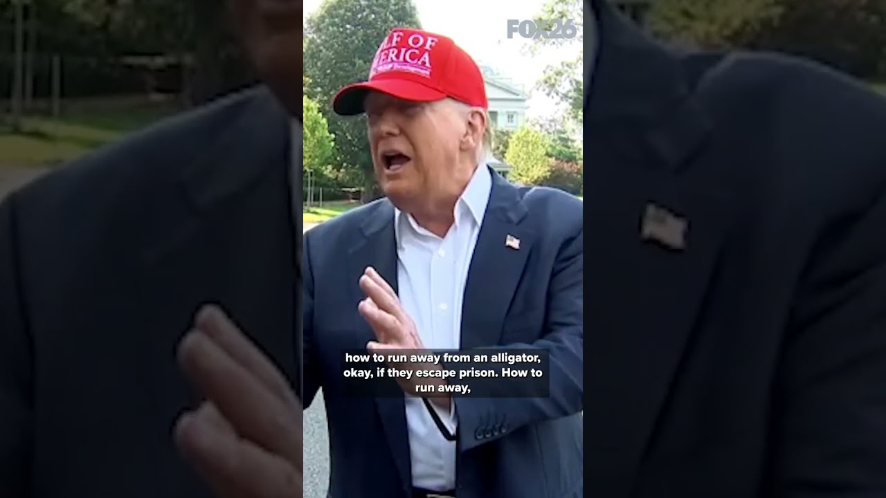 President Trump If You Escape Alligator Alcatraz Might Get Eaten