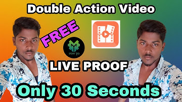 How to make double action video in tamil | how to create double action video in tamil |HOWTOOFFICIAL