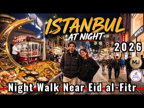 Istanbul Walking Tour 4K | İstiklal Street Night Walk Turkey Walking Tour 2026 Real Istanbul Life