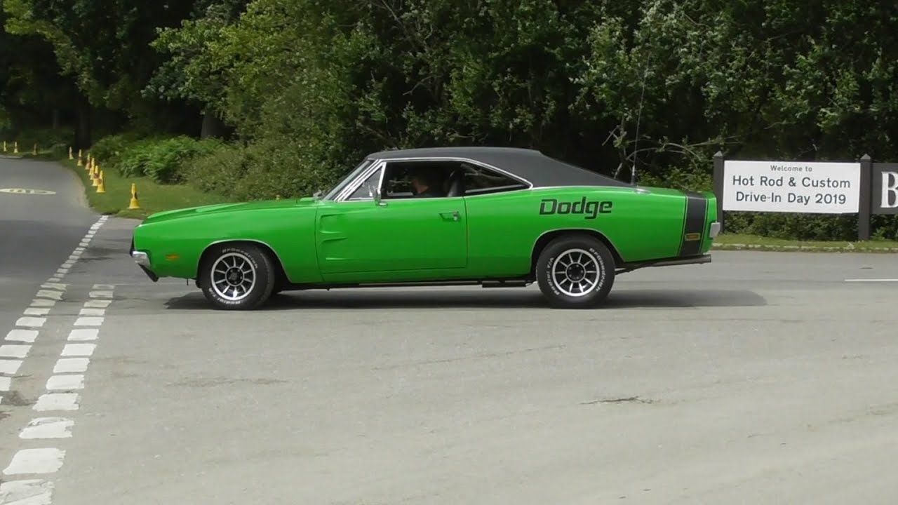 Custom Cars Leaving a Car Show, June 2019.  (pt3)