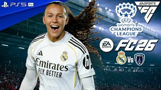 Real Madrid vs Paris FC - Champions League Women 2025 Full Match Highlights | FC 26 PS5™
