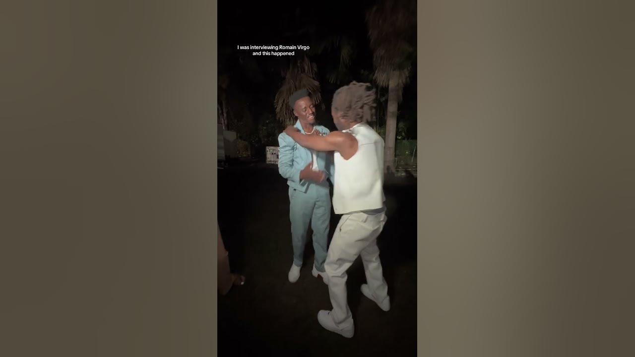 Romain & Jesse Royal embracing each other ✊🏿🇯🇲 #Shorts #RomainVirgo #JesseRoyal #Reggae #Jamaica