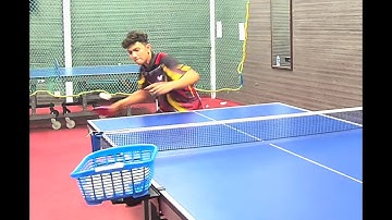 Receive Pendulum Serves (Left Handed) | Side-Back & Side-Top spins | Short Pimple and Normal Rubbers