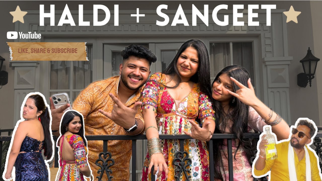 bhai ki shaadi | HALDI & SANGEET | Sanskrutee Mohanty 