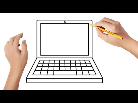 Como desenhar um laptop