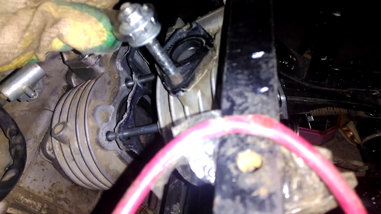 Как выкрутить шпильку с двигателя. - YouTube