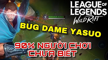 [TỐC CHIẾN] HƯỚNG DẪN CHƠI YASUO - 90% NGƯỜI CHƠI KHÔNG BIẾT ĐIỀU NÀY