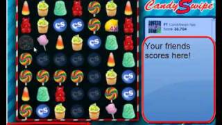 New Facebook Game CandySwipe How to Score screenshot 5
