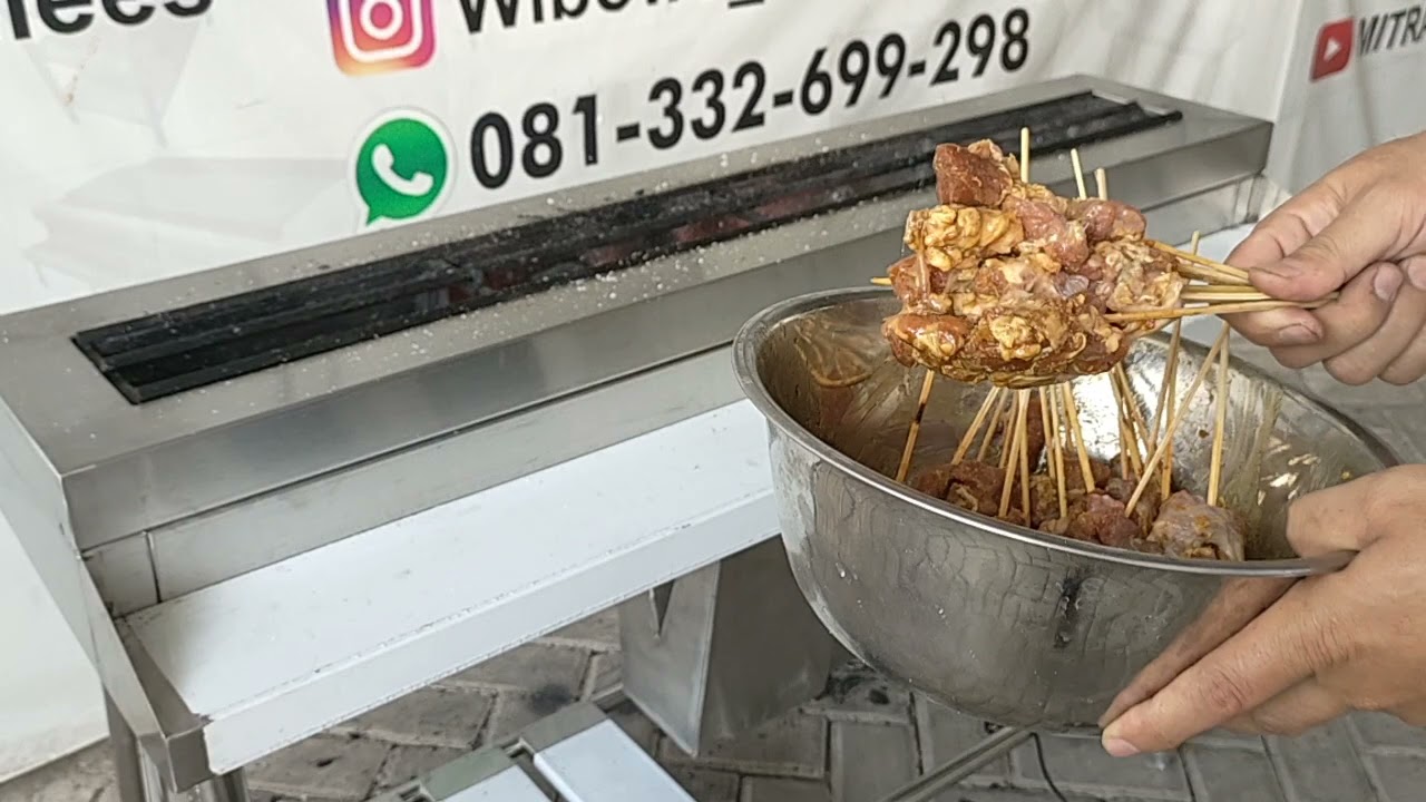 BAKARAN SATE AWET TAHAN LAMA TANPA KIPAS2 - YouTube