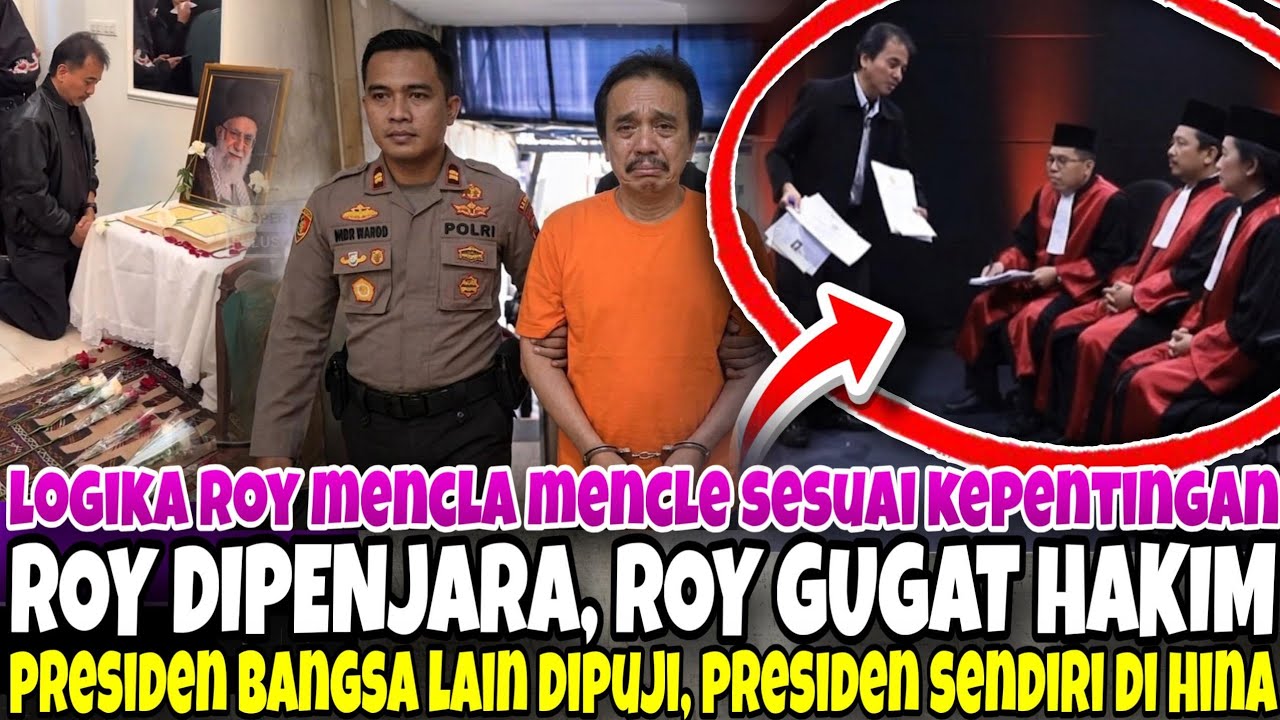 DIPENJARA 20 TAHUN, ROY SURYO SUDAH MULAI ANCAM HAKIM - KABEL KUSUTNYA OPINI ROY SURYO SEKARANG