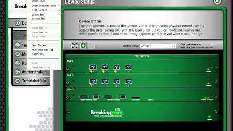 BreakingPoint Product Demo: Network Neighborhood Automation, Realistic Application Traffic and more