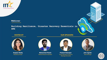 Building Resilience, Disaster Recovery Essentials in AWS Webinar Recap - ITTStar