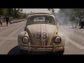 Herbie a toda marcha  escena primer carrera vs trip   escenas de pelculas