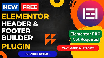 Free Elementor Header & Footer Builder plugin | Create custom header and footer in Elementor