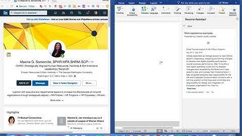 How to Use Microsoft Resume Assistant to Find LinkedIn Profiles