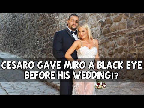 Cesaro gave Miro (Rusev) a black eye before his wedding with Lana!?