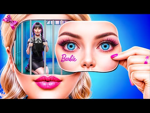 Barbie Nasıl Olunur! Wednesday Addams'tan Ekstrem Dönüşüm!