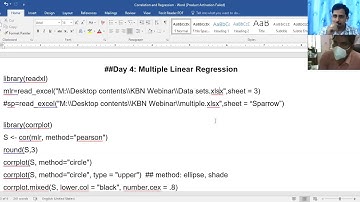 UGC Sponsored Six-Day National Webinar on “DISCOVERING STATISTICS USING-R”-DAY-IV AFRN (18.06.2020)