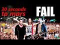 30 Seconds To Mars FAIL compilation | RockStar FAIL