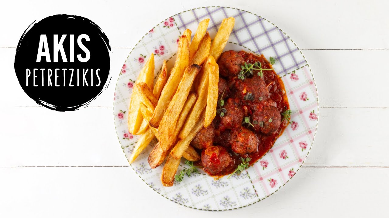 Meatballs in Tomato Sauce | Akis Petretzikis