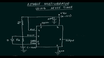 LED Blinker Circuit Using 555 | ASTABLE MULTI-VIBRATOR | Generate Square Wave Using 555 Timer