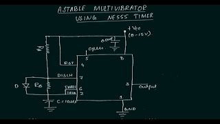 LED Blinker Circuit Using 555 | ASTABLE MULTI-VIBRATOR | Generate Square Wave Using 555 Timer