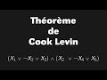 Thorme de cooklevin sat est npcomplet avec lments de preuve