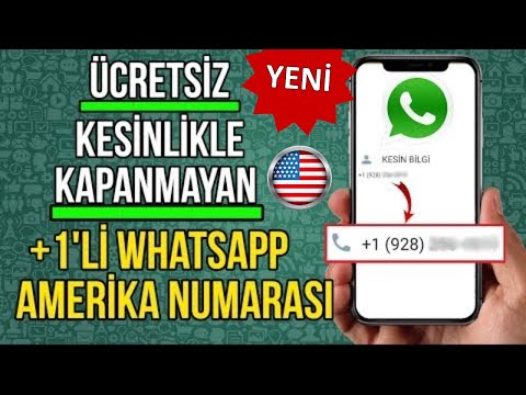 Whatsapp Sahte Numara Alma 2020 [Ücretsiz +1 Amerika Numarası] - Fake Numara Almak