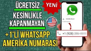 Whatsapp Sahte Numara Alma 2020 [Ücretsiz +1 Amerika Numarası] - Fake Numara Almak