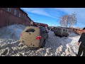 Уаз всех вытащил Бездорожье во дворах весенний Offroad.