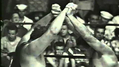 Fred Atkins V Moose Cholak 1960s Wrestling