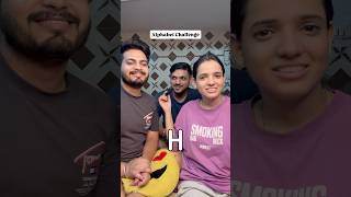 Alphabet Challenge 🤣❤️ | Family Games 💘 | Couplegoals | Shubnandu #shorts