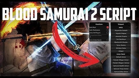 [👹Shinigami!] Blood Samurai 2 Auto Farm,Infinite Stamina Script