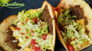 O idee ingenioasă de rețetă rapidă și gustoasă - Tacos Cheeseburger 🌮+🍔 | Bucataras TV