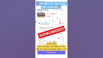 PW Biggest Discount🔥- PW Coupon Code 2026 Batch | PW Discount Coupon | Pw Coupon Code #pwcouponcode