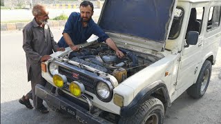 how to Rocky jeep Jeeps #rocky #dahatsu Daihatsu engine Old antique jeep