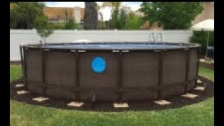 Part 2- How to- Coleman 18x48 Power Steel Swim Vista II Above Ground Pool