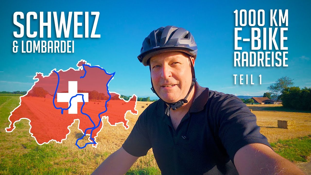 E-Bike Reise Schweiz / Italien - Teil 1 - von Zürich nach Winterthur