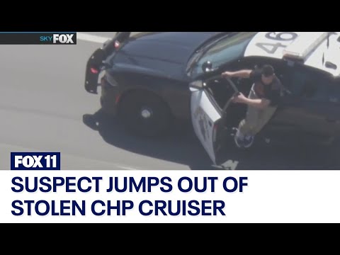 Police chase: CHP in pursuit of stolen police cruiser
