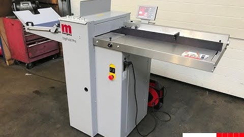 2018 morgana digifold pro automatic card creasing and folding machine from Gab Supplies Ltd