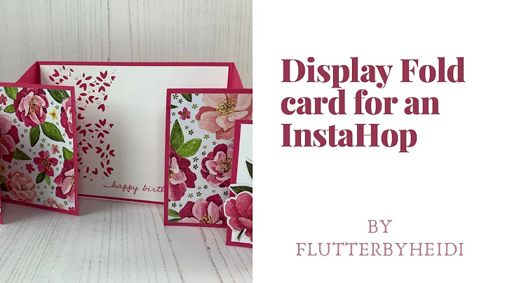 How to make a Display Fun Fold Card with Stampin U...