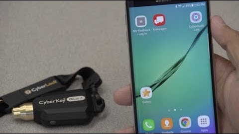 CK-BLUE2: Bluetooth smart key by CyberLock. Grant and audit access remotely