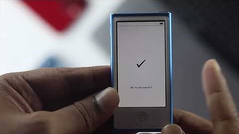 iPod Nano 7th Gen: Get Into or Out of Disk Mode!