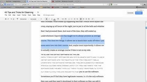 Google Docs - The Paint Format Tool