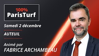 Pronostics PMU R3 - 100% ParisTurf du Samedi 2 décembre à Auteuil