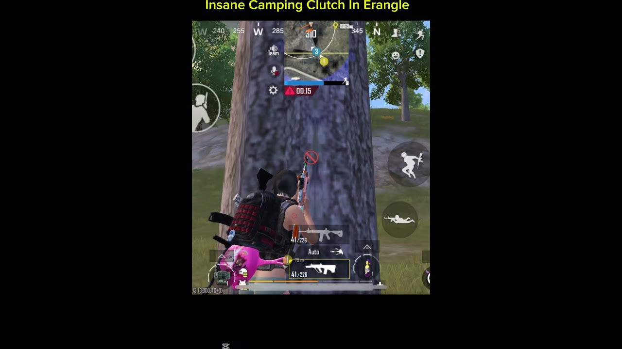 Intense 1v4 Clutch! Never Give Up 💪 #viralshorts #pubgclips