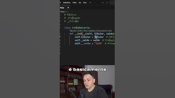Como funciona o Encapsulamento com Python?