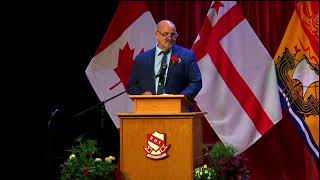 Rob Weir speaks at the 2026 Riverview High School Graduation