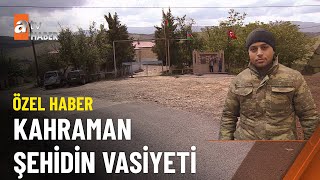 ÖZEL HABER - Şehidin vasiyeti yerine getirildi - atv Ana Haber 30 Eylül 2023 Resimi